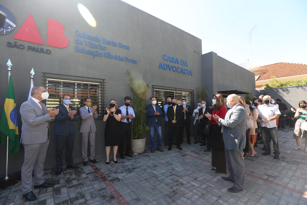 12ª Subseção Ribeirão Preto da OAB SP realiza reinauguração da Casa da Advocacia e da Cidadania de Santa Rosa de Viterbo.
