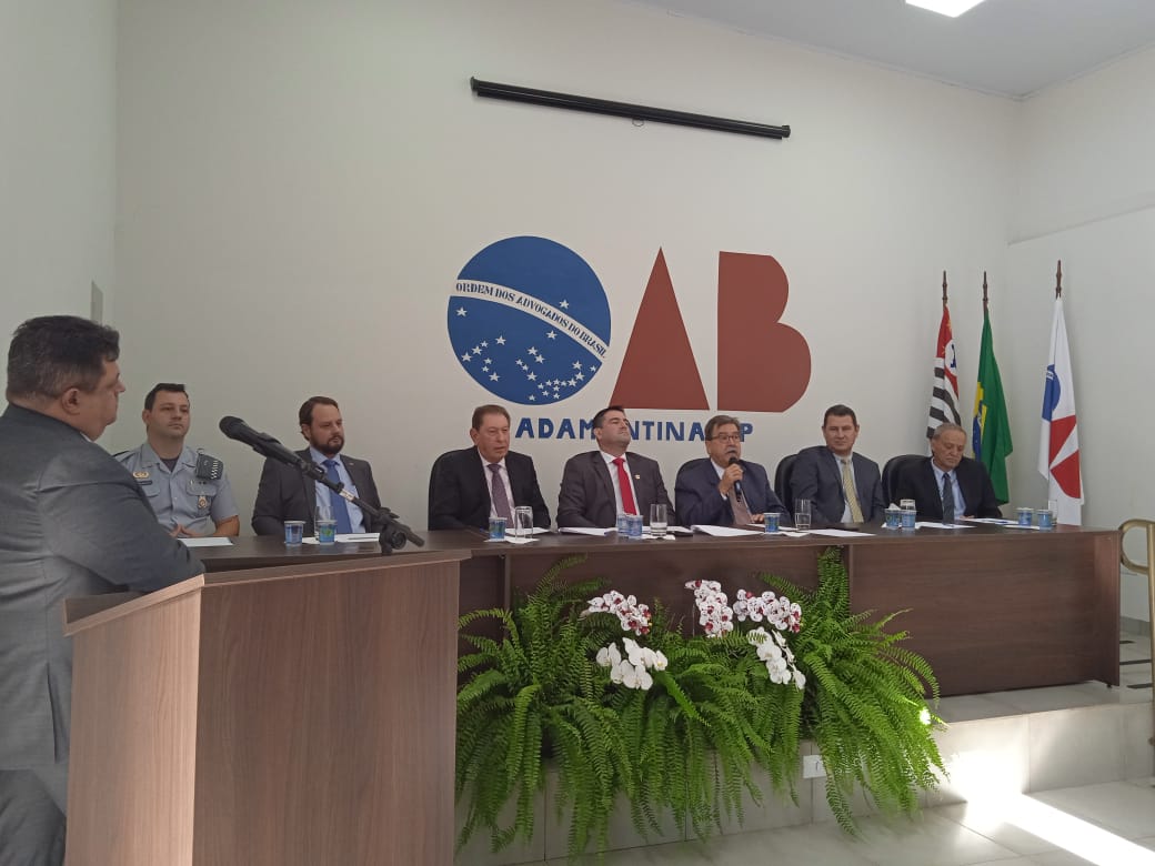 OAB SP participa da cerimônia de posse da diretoria da Subseção de Adamantina
