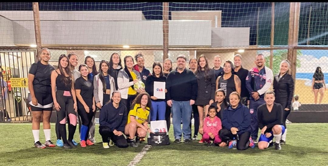 Time de futebol feminino da OAB Franca/CAASP realiza evento pela conscientização do Outubro Rosa
