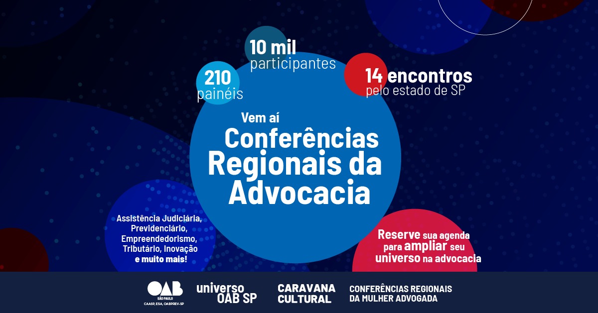 OAB SP promove maior encontro itinerante da advocacia paulista; primeiro evento ocorre em Jundiaí, no próximo dia 17