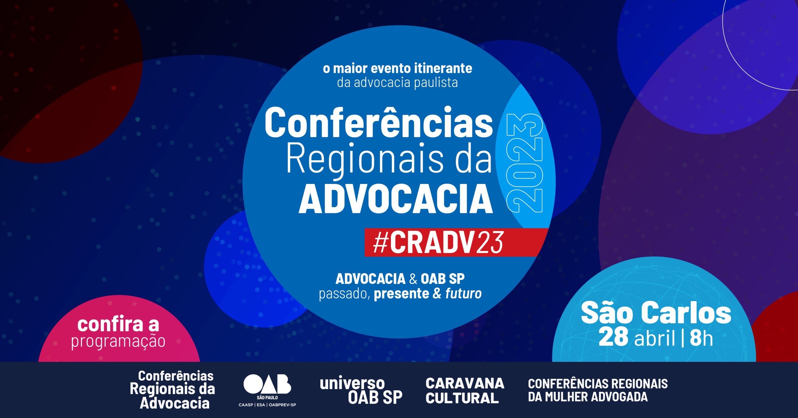Conferência Regional da Advocacia da OAB SP chega à região de São Carlos no próximo dia 28