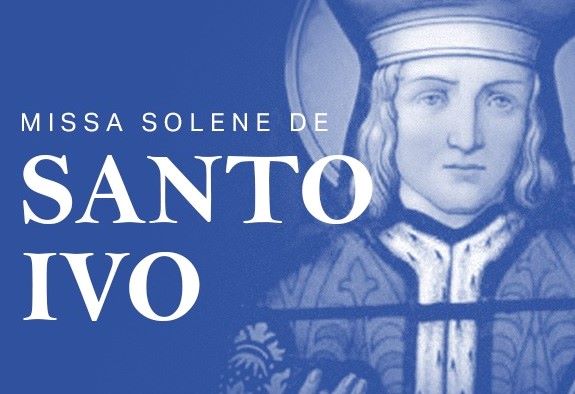 Missa de Santo Ivo será transmitida ao vivo pela TV CAASP