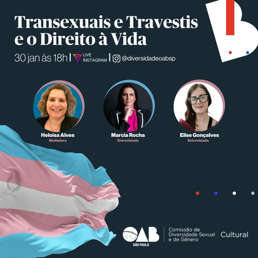 No Dia Nacional da Visibilidade Trans, OAB SP promove debate sobre  diversidade - Jornal da Advocacia